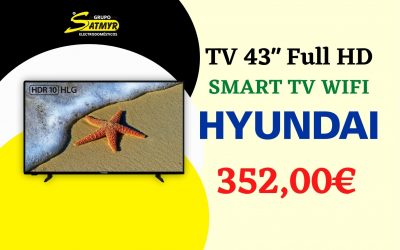 TV 43″ HYUNDAI Full HD SMART TV WIFI – HY43F5020SW