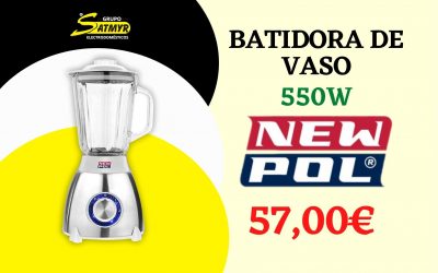 BATIDORA DE VASO 550W NEWPOL – NPBV66D