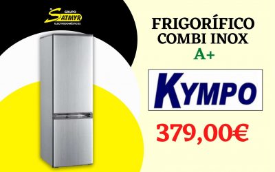 FRIGORIFICO KYMPO COMBI A+ 176X55CM INOX – KY234INOX